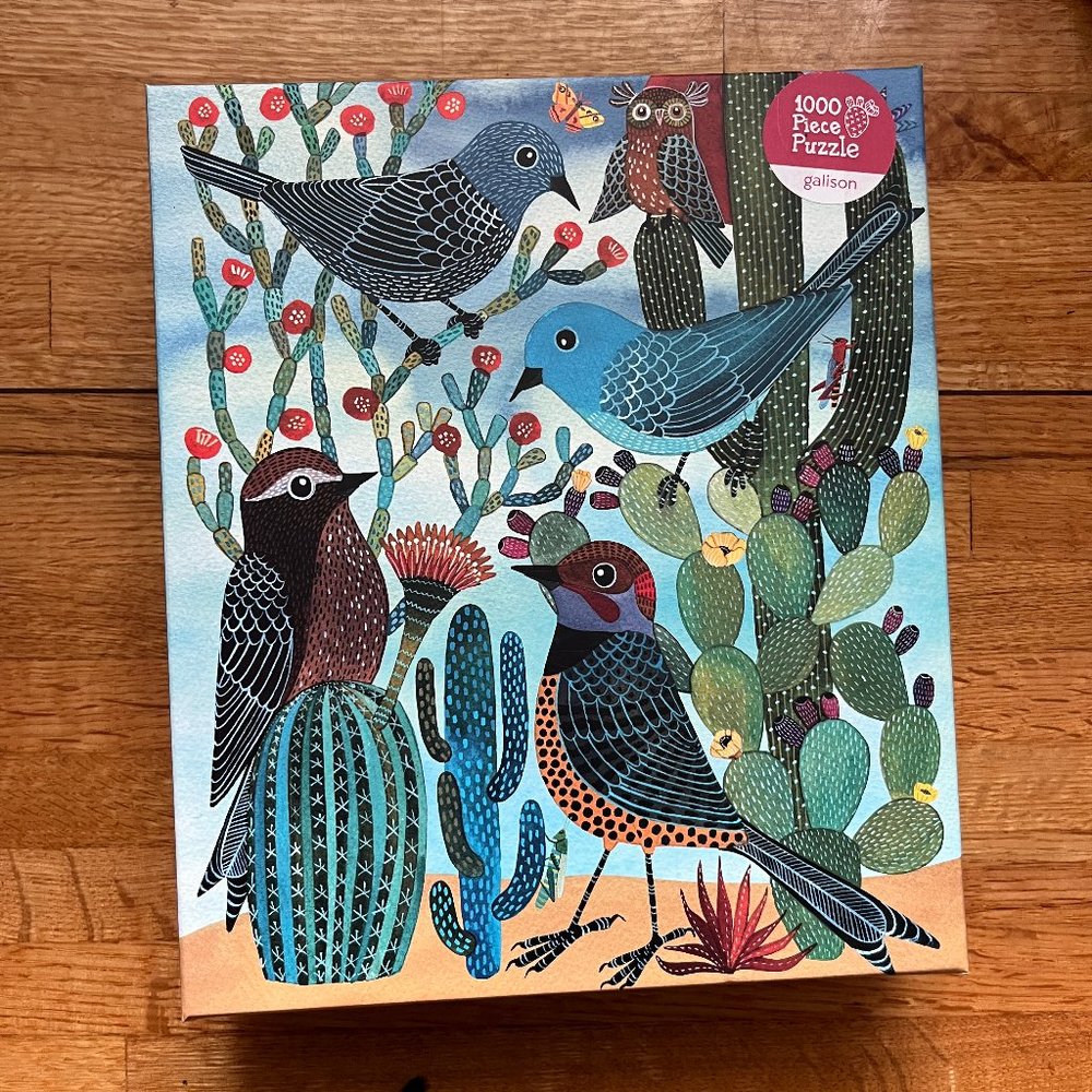 Galison 1000 piece puzzle Desert Avian Friends